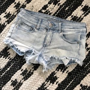 AE Distressed Denim Shorts